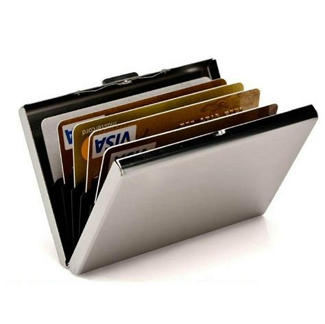 latest stainless steel rfid blocking credit card holder|rfid blocking id card holder.